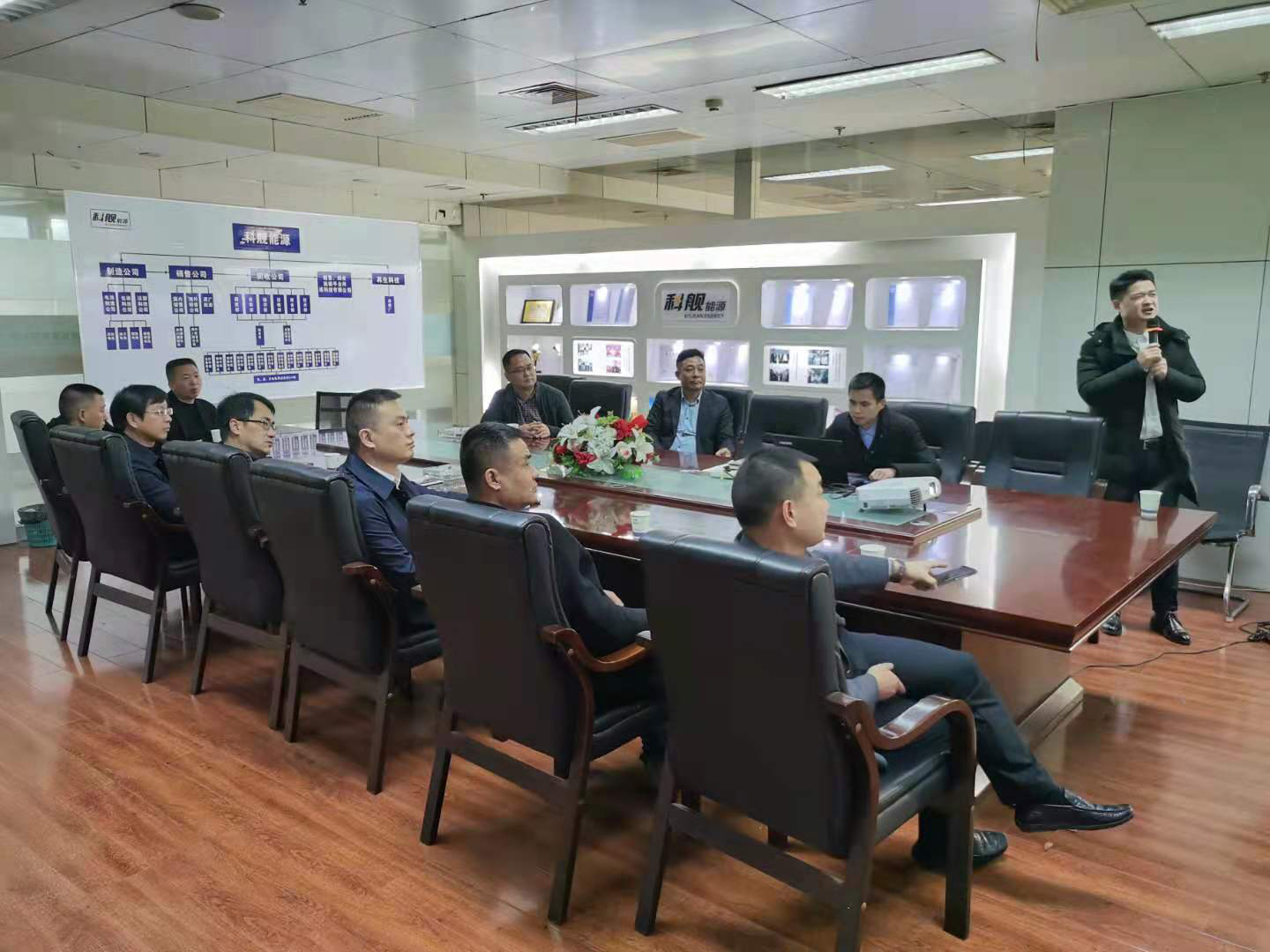 湖南省生态环境厅领导莅临科舰能源湖南长沙公司视察指导
